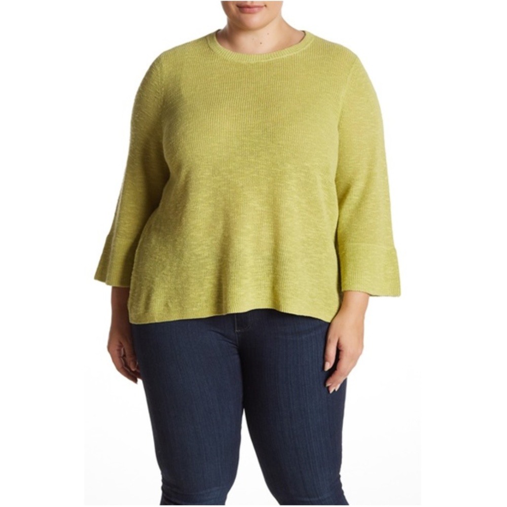 NWT Eileen Fisher Organic Linen Blend Sweater